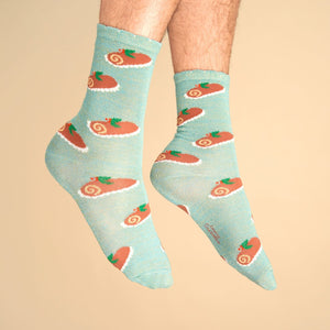 Chaussettes Bûche de Noël | COUCOU SUZETTE