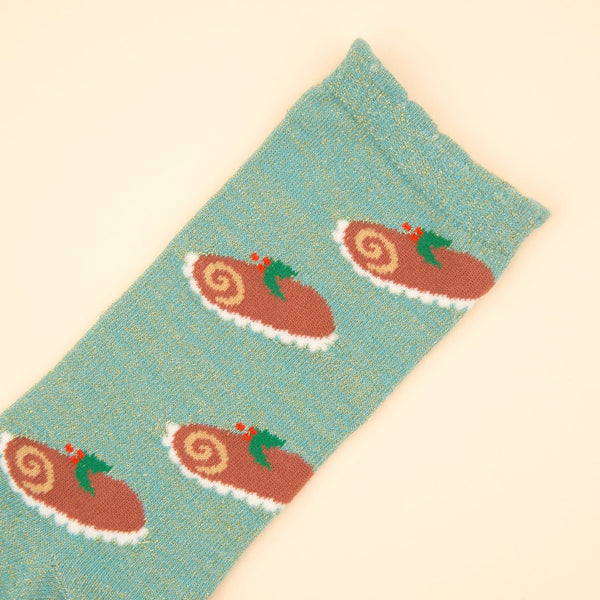 Chaussettes Bûche de Noël | COUCOU SUZETTE