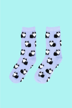 Chaussettes Chat noir & blanc | COUCOU SUZETTE