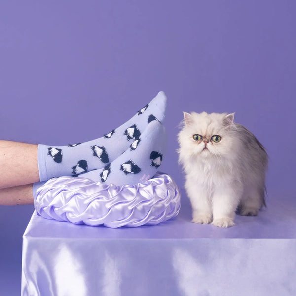 Chaussettes Chat noir & blanc | COUCOU SUZETTE