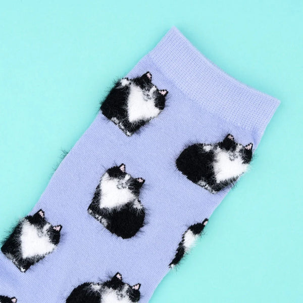 Chaussettes Chat noir & blanc | COUCOU SUZETTE