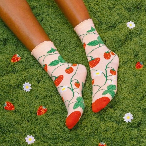 Chaussettes Fraisier | COUCOU SUZETTE