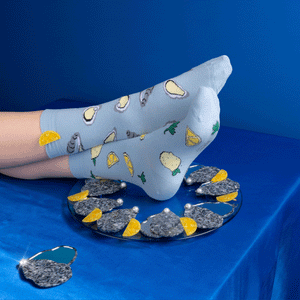 Chaussettes Huître & Citron | COUCOU SUZETTE