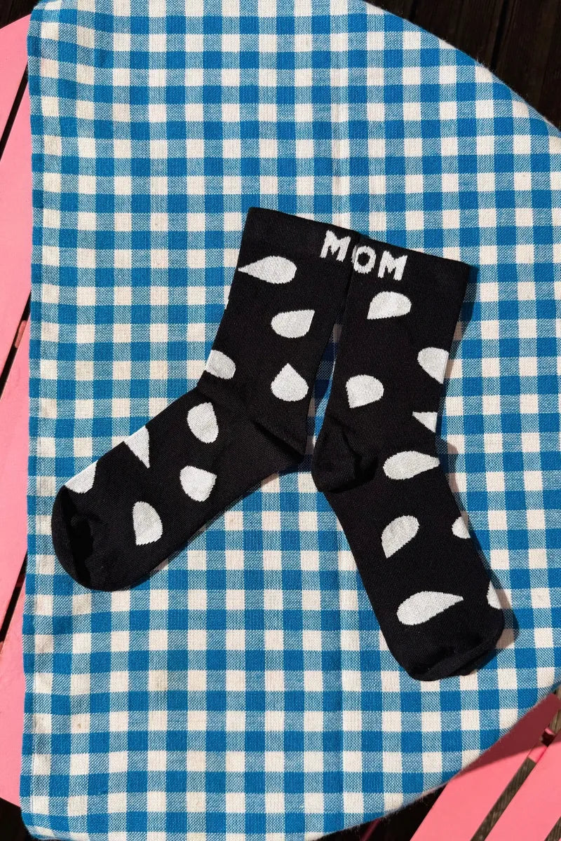Chaussettes 'MOM' Raining Milk | TAJINEBANANE