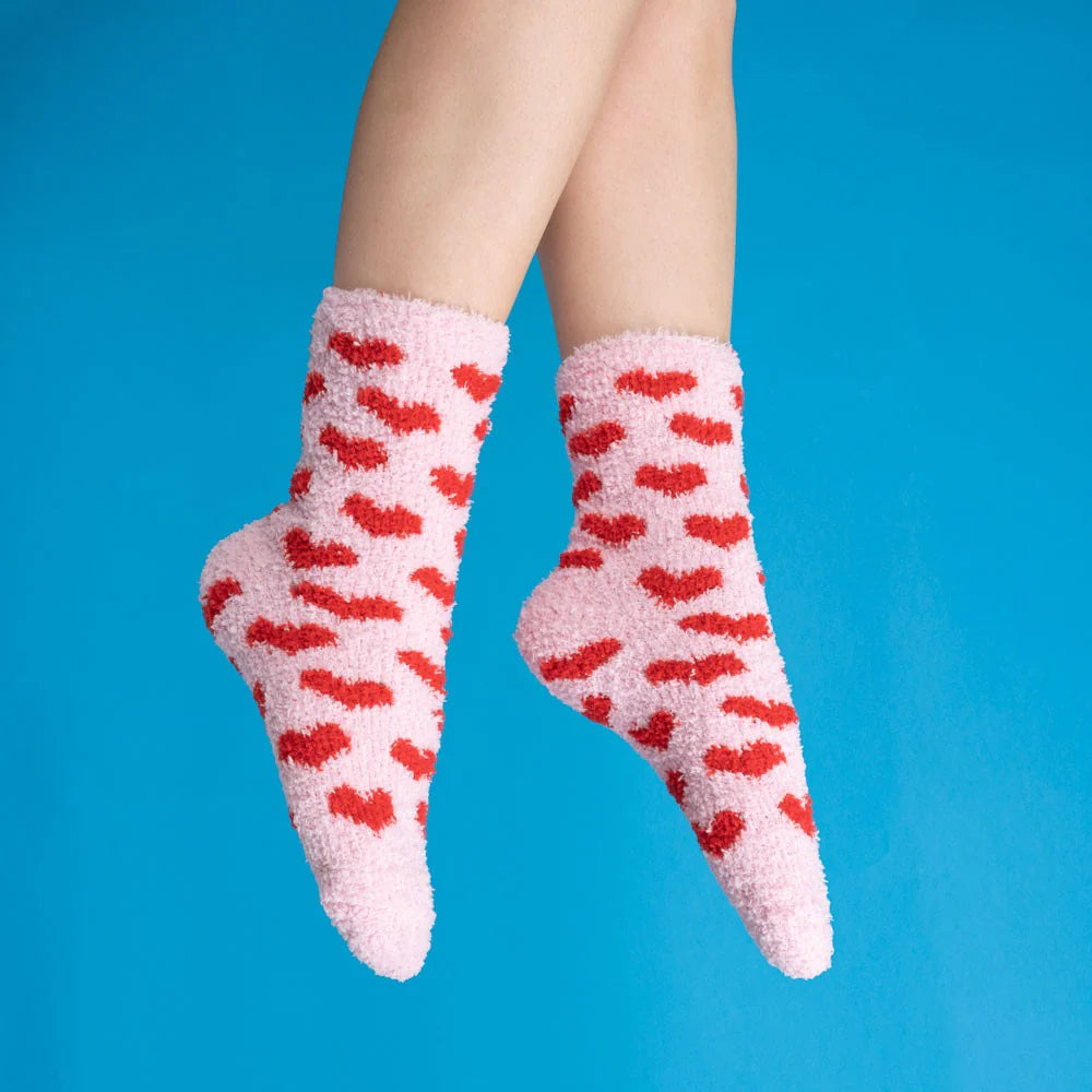 Chaussettes moumoute Coeur | COUCOU SUZETTE