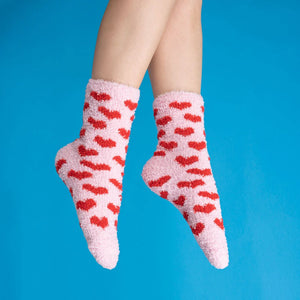 Chaussettes moumoute Coeur | COUCOU SUZETTE