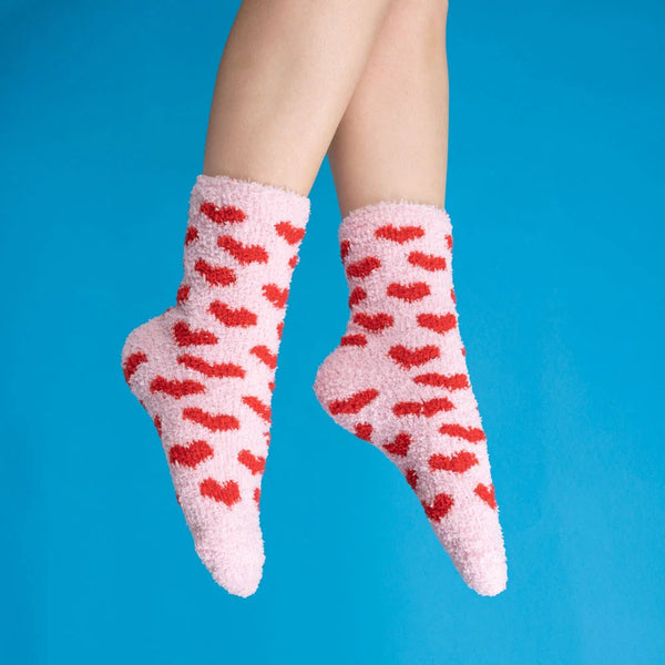 Chaussettes moumoute Coeur | COUCOU SUZETTE