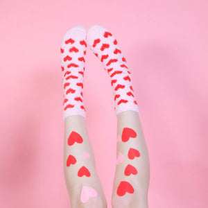 Chaussettes moumoute Coeur | COUCOU SUZETTE