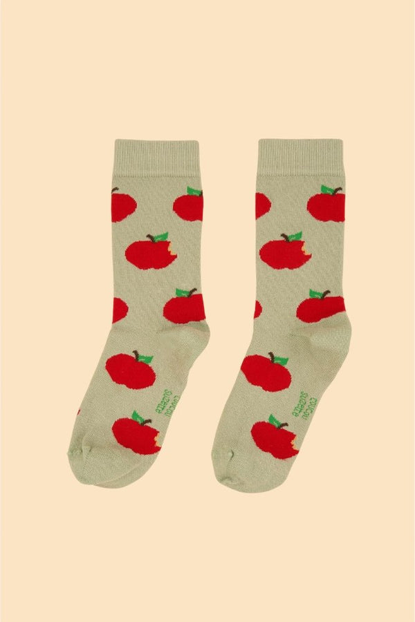 Chaussettes Pomme rouge | COUCOU SUZETTE