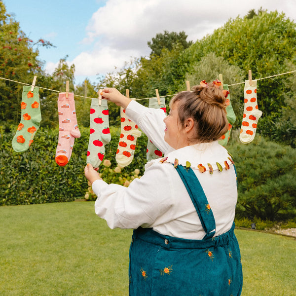 Chaussettes Pomme rouge | COUCOU SUZETTE