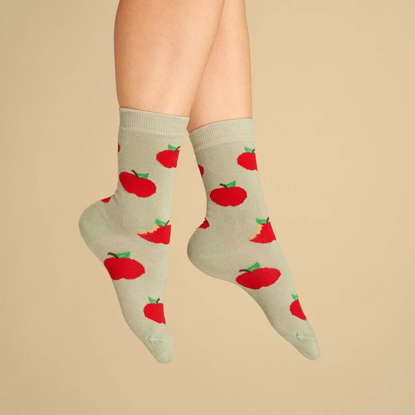 Chaussettes Pomme rouge | COUCOU SUZETTE