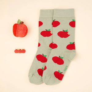 Chaussettes Pomme rouge | COUCOU SUZETTE