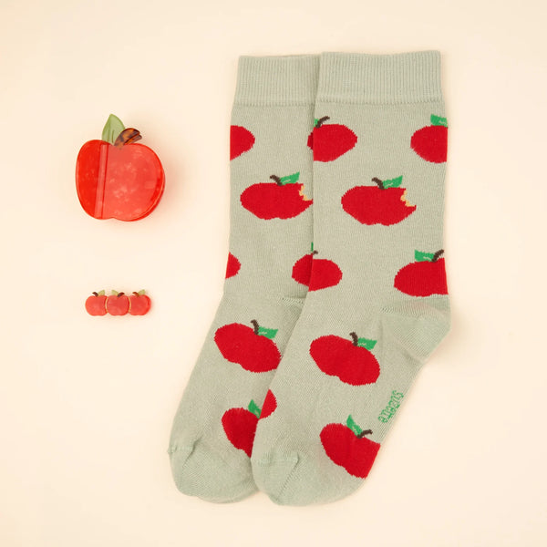 Chaussettes Pomme rouge | COUCOU SUZETTE