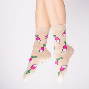 Chaussettes à paillettes Fraises | COUCOU SUZETTE