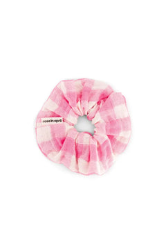 Chouchou Vichy Rose fluo | ROSE IN APRIL