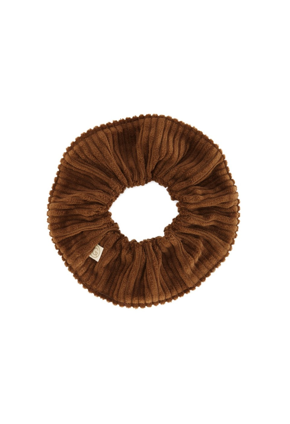 Chouchou XL Velours Camel | GABRIELLE