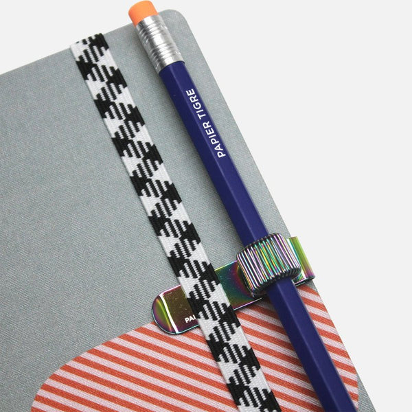 Clip porte-stylo iridescent | PAPIER TIGRE