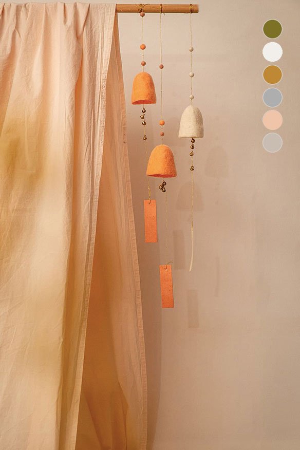 Cloche en laine feutrée | MUSKHANE