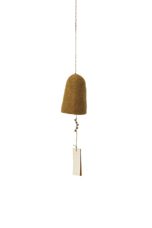 Cloche en laine feutrée 'Rustic' M | MUSKHANE