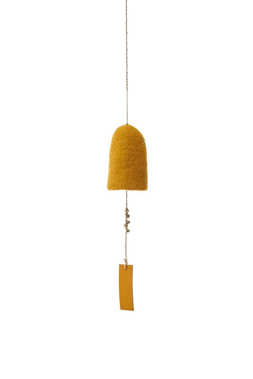 Cloche en laine feutrée 'Rustic' M | MUSKHANE