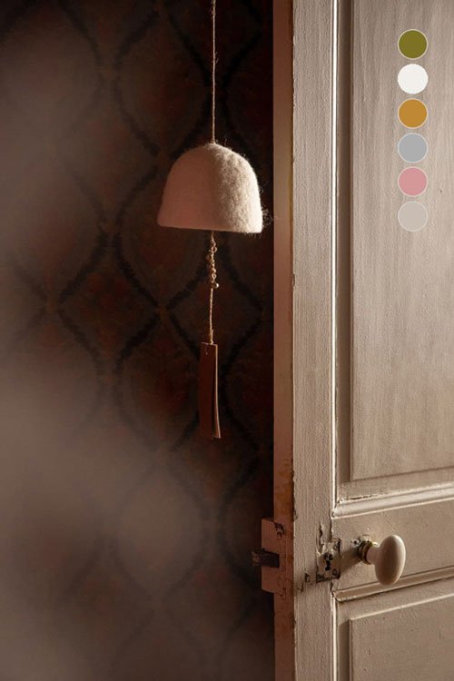 Cloche en laine feutrée 'Rustic' S | MUSKHANE