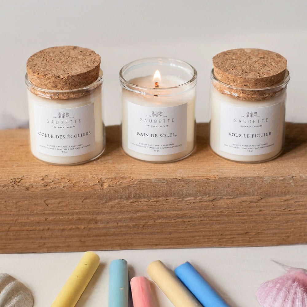 Coffret 3 bougies ‘Merci maîtresse’ | SAUGETTE