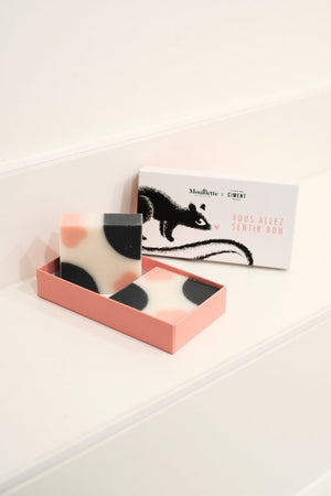 Coffret de deux savons 'Cœurs' | SAVONNERIE CIMENT X MOUFLETTE
