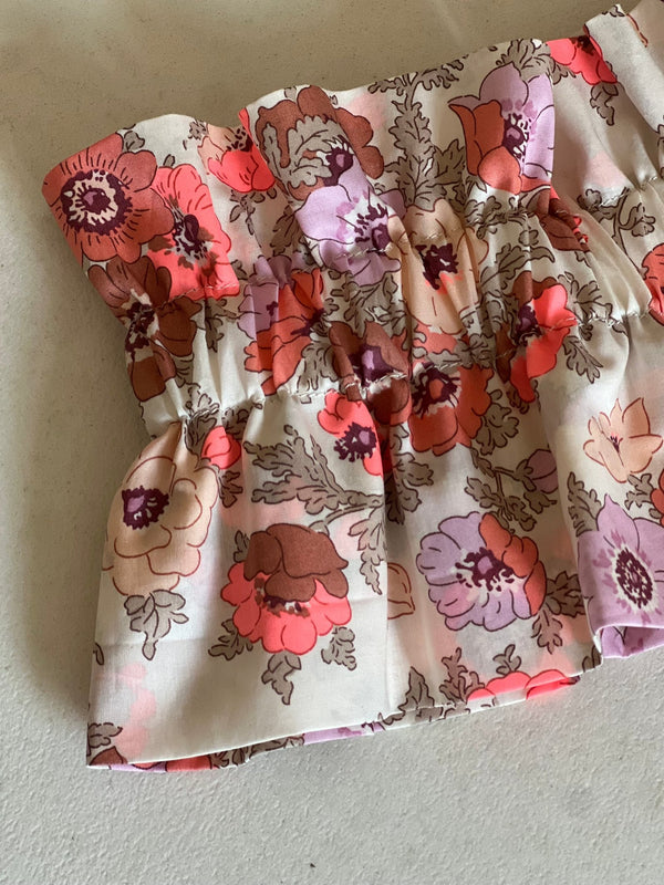 Col amovible Liberty Coquelicot Néon | MA PRUNE CÉLESTE