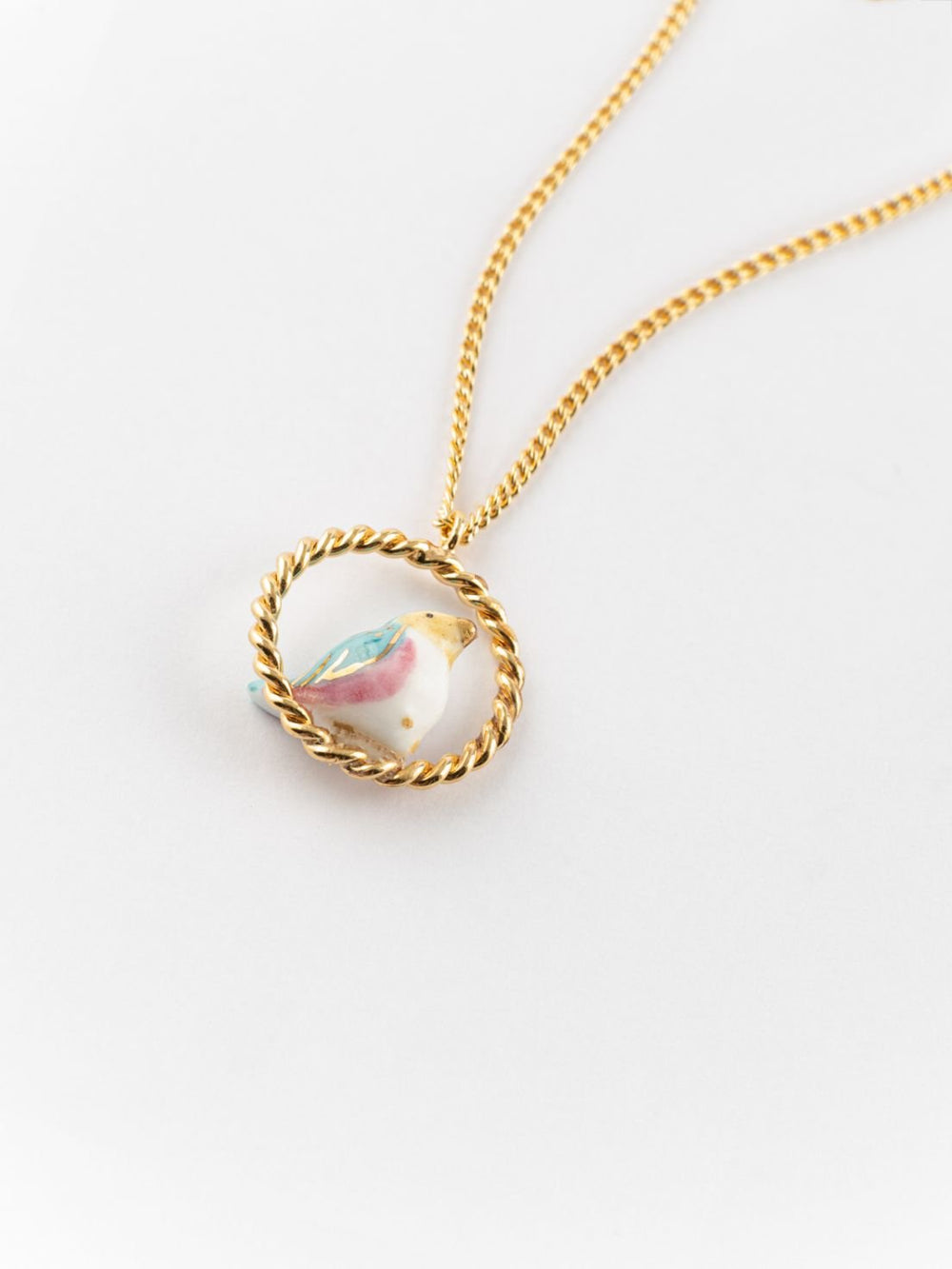 Collier Oiseau 'Le temps des récoltes' | NACH BIJOUX