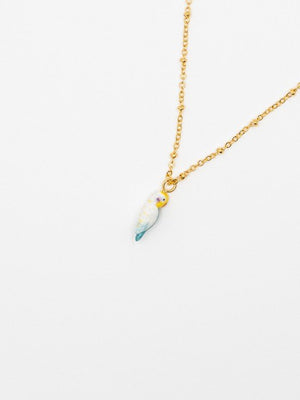 Collier Perruche bleue | NACH BIJOUX