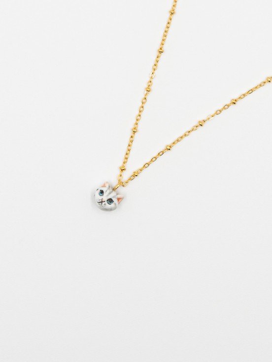 Collier Tête de chat 'Tabby' | NACH BIJOUX