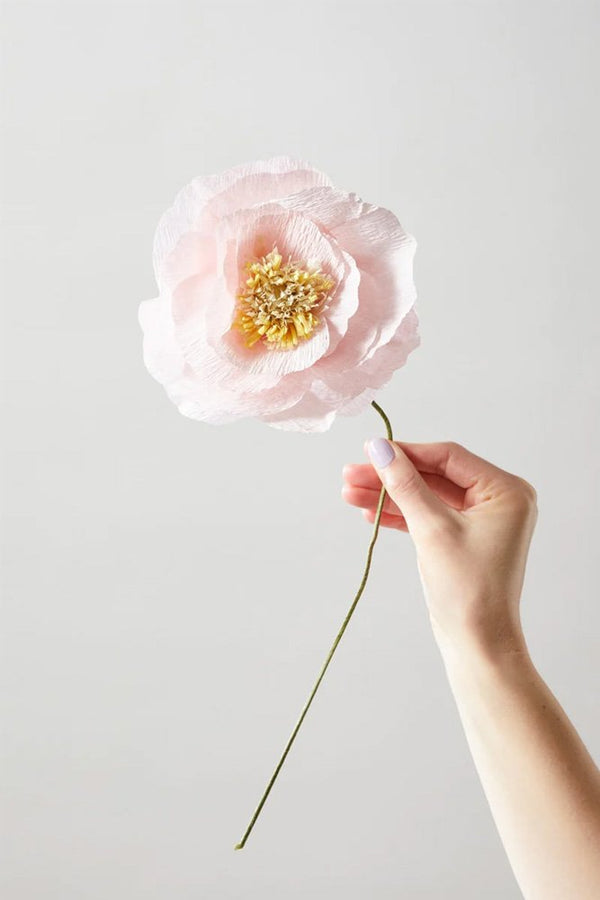 Fleur en papier Chrysanthème Ocre foncé | STUDIO ABOUT