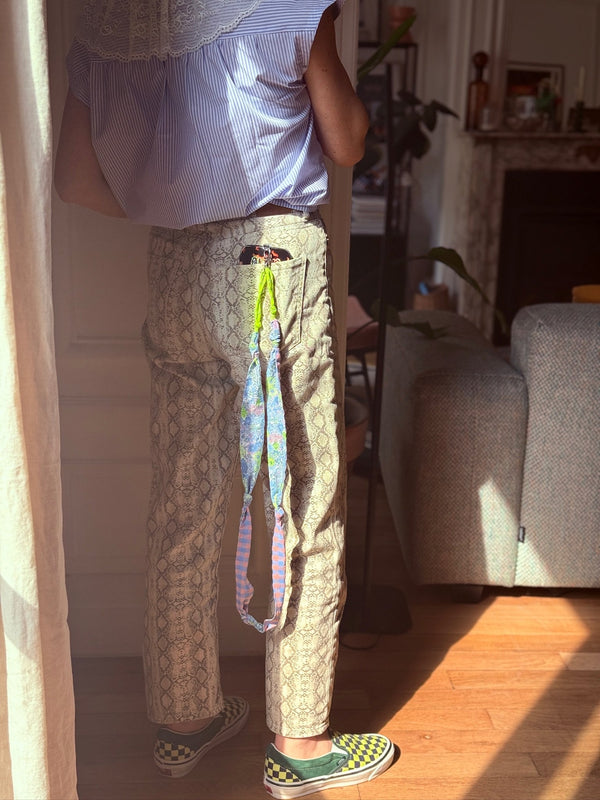 Cordon de téléphone Liberty jaune | MARIE STAREK X MA PRUNE CELESTE