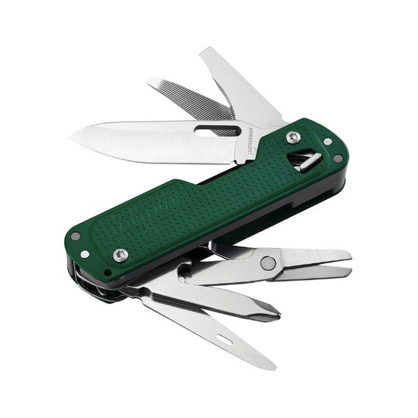 Couteau 'Free T4' Vert | LEATHERMAN