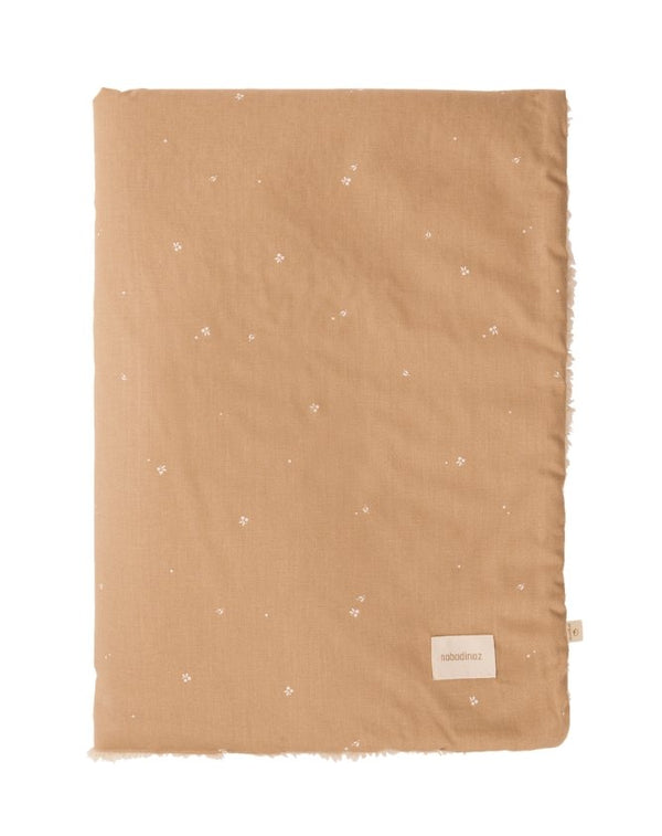 Couverture pour nouveau-né 'Stories' Blush Little Cherries | NOBODINOZ