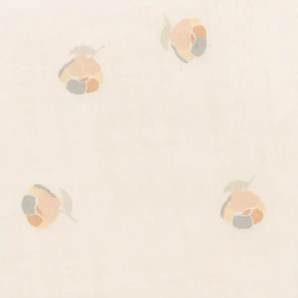 Couverture d'hiver en double gaze de coton 'Wabi-Sabi' Blossom | NOBODINOZ