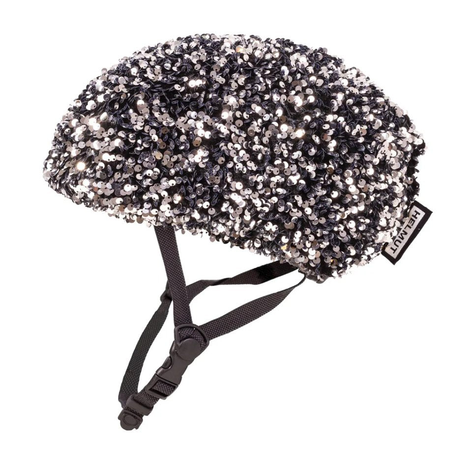 Couvre-Casque 'Paillettes' Argent | HELMUT