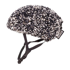 Couvre-Casque 'Paillettes' Argent | HELMUT