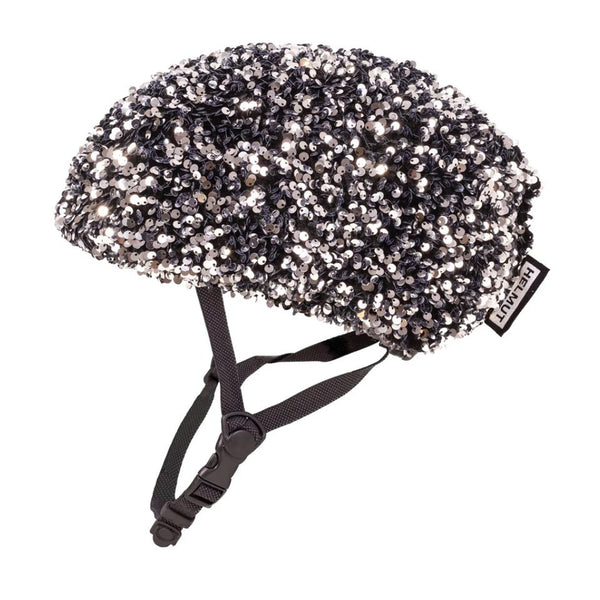 Couvre-Casque 'Paillettes' Argent | HELMUT