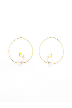 Petites créoles Cacatoès | NACH BIJOUX