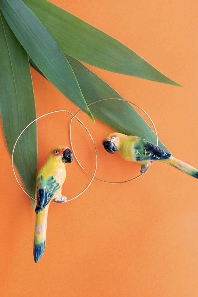 Créoles Conure soleil | NACH BIJOUX