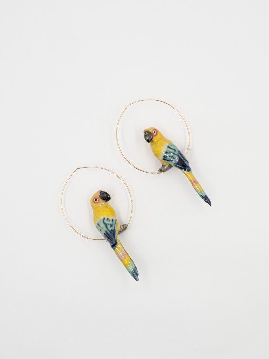 Créoles Conure soleil | NACH BIJOUX