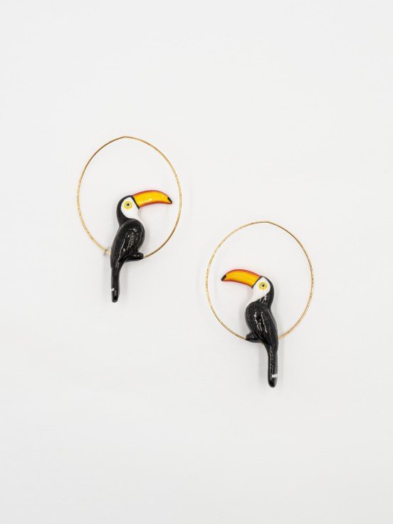 Créoles Toucan | NACH BIJOUX