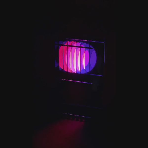 Petite lampe rectangulaire 'Lớp' Bleu