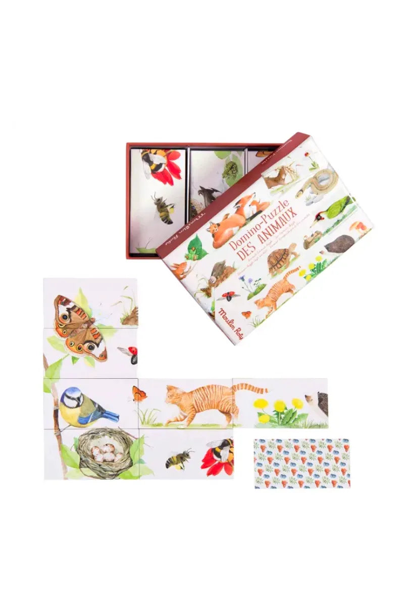 Domino-Puzzle des animaux 'Le jardin du moulin' | MOULIN ROTY