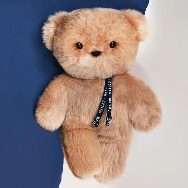 Doudou Ours 'Le petit Frenchie' Marron | MAÏLOU TRADITION