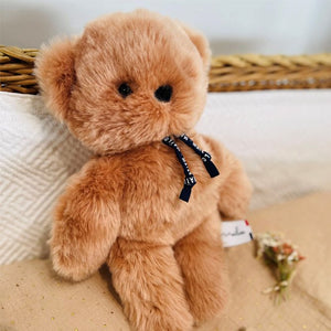 Doudou Ours 'Le petit Frenchie' Marron | MAÏLOU TRADITION