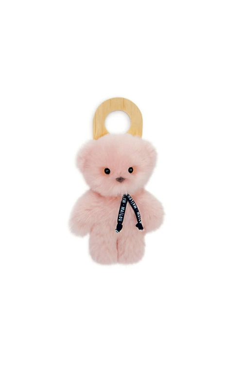 Doudou Ours 'Le petit Frenchie' Rose | MAÏLOU TRADITION