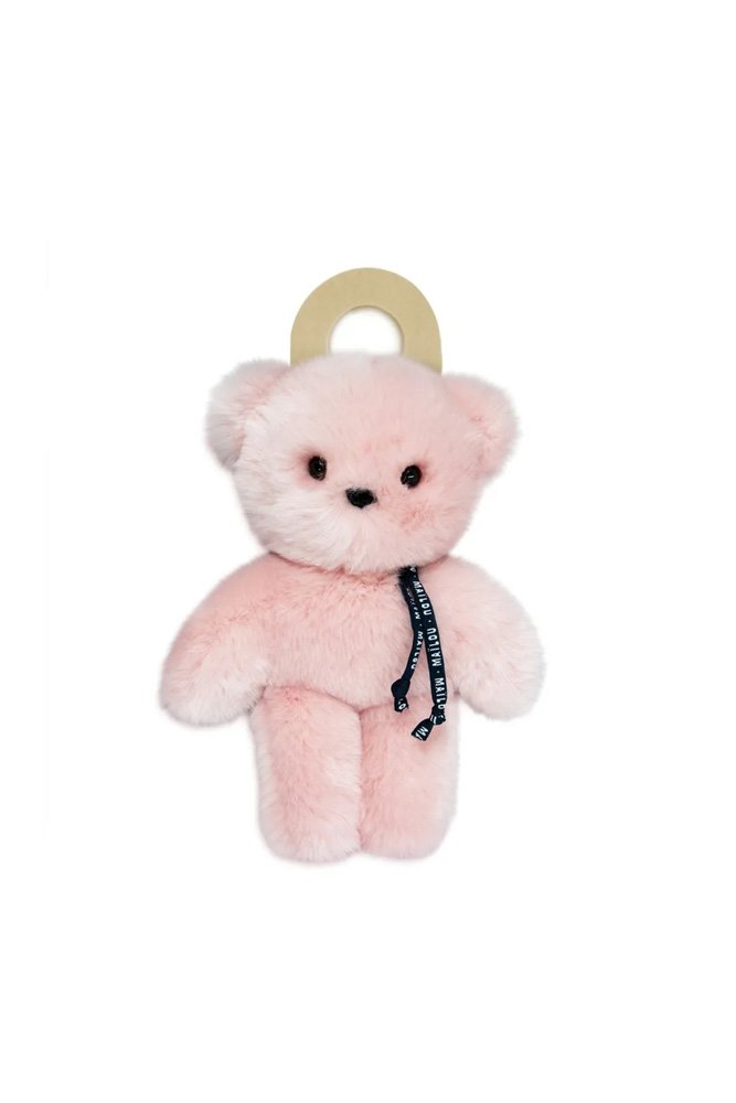 Doudou Ours 'Le petit Frenchie' Rose | MAÏLOU TRADITION