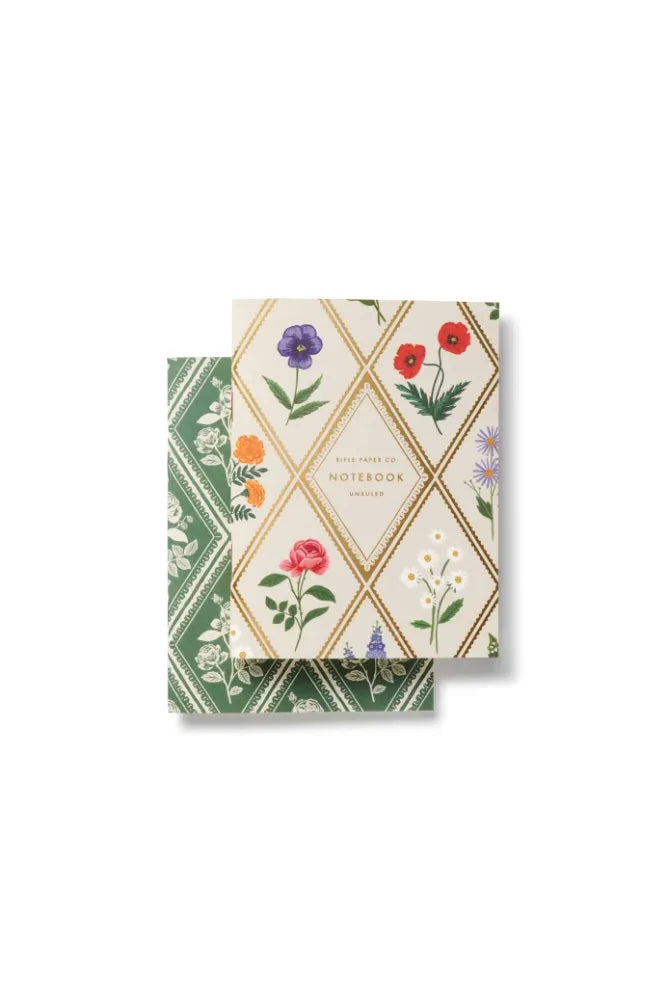 Duo de petits carnets 'Garden study’ | RIFLE PAPER CO